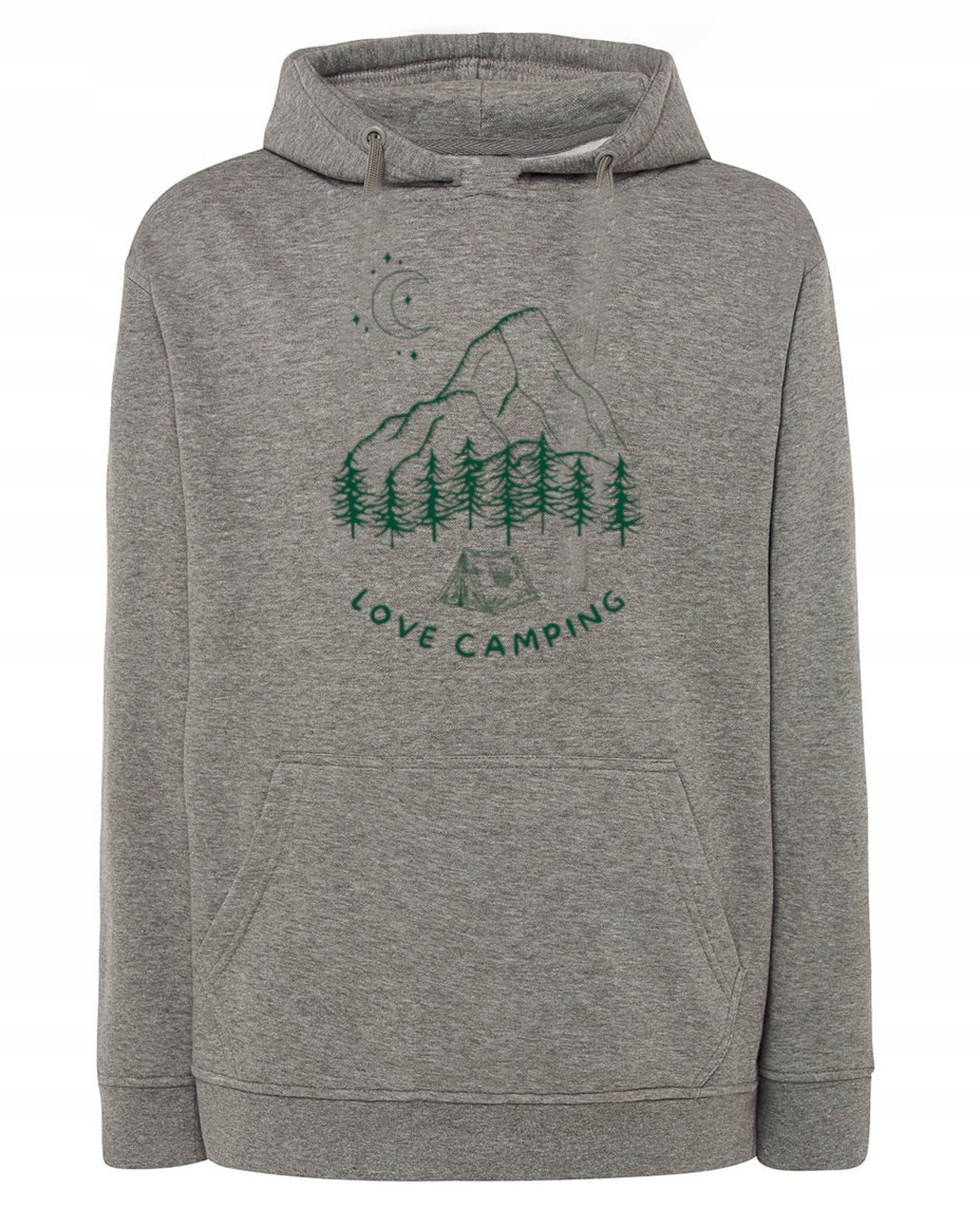 Pánská mikina s potiskem Love Kemping Hory vel. M