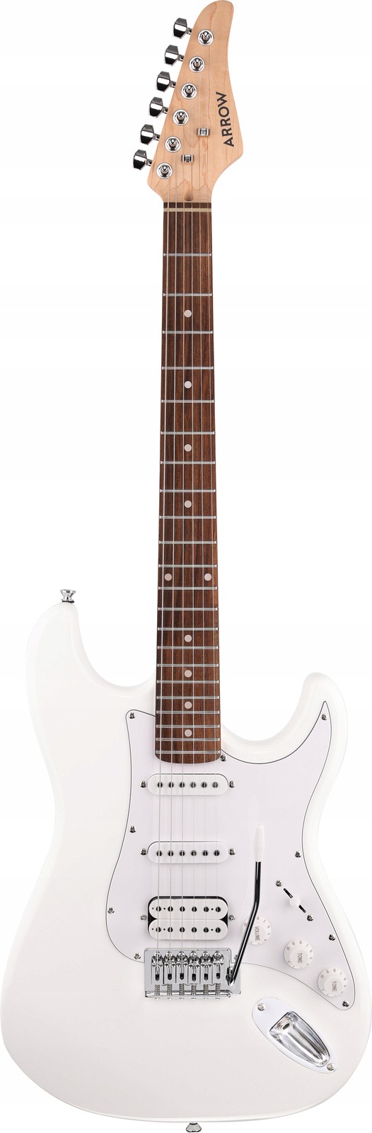 Arrow Tonecaster St 211 Snow White Rosewood/bílá elektrická kytara