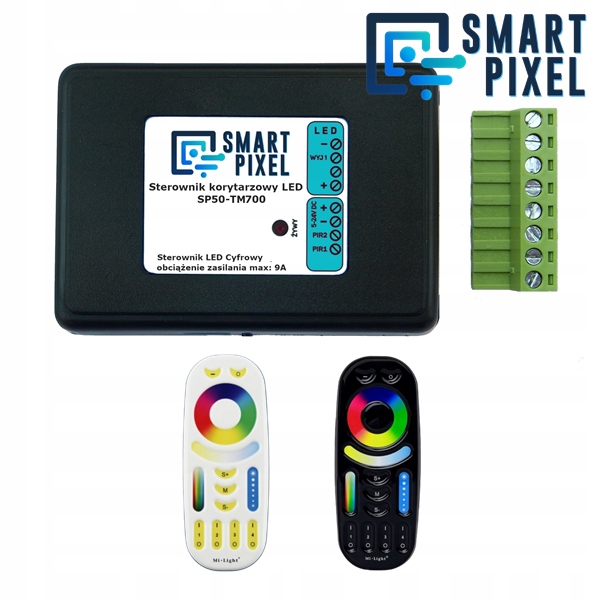 Koridorový ovládač SmartPixel SP50-TM700 pre digitálne Led pásky Cct 5-24V