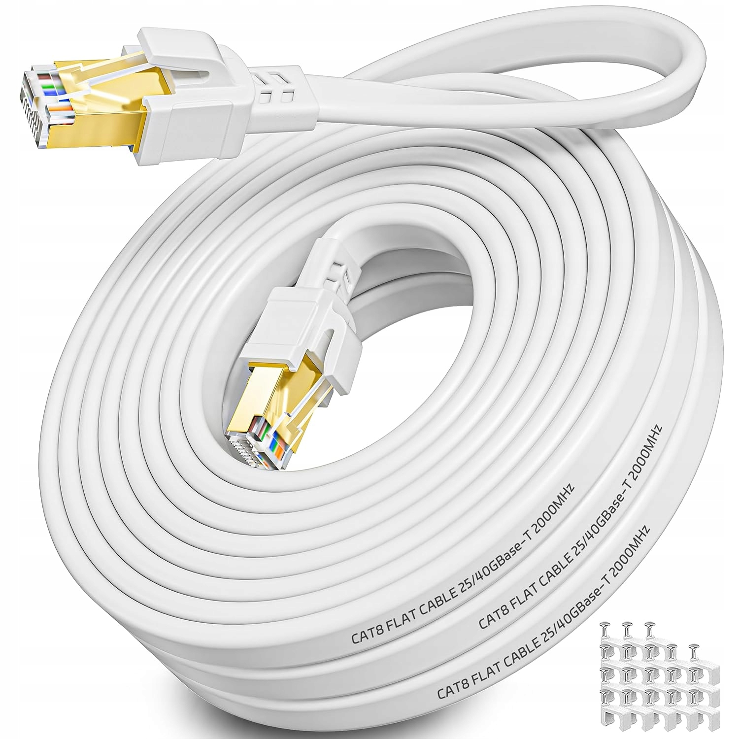 Soibke Kabel Ethernet 18m, Cat 8 kabel internetowy