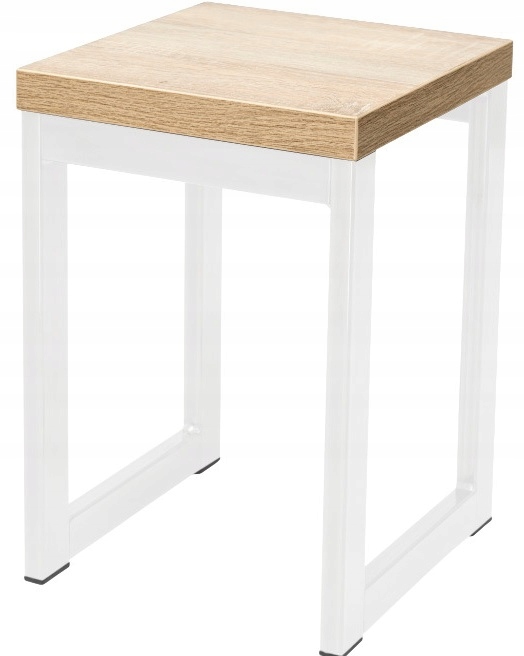 Taboret 46 cm LOFT DĄB SONOMA /BIAŁY /KOLORY Solidny Stół Hoker Taborety