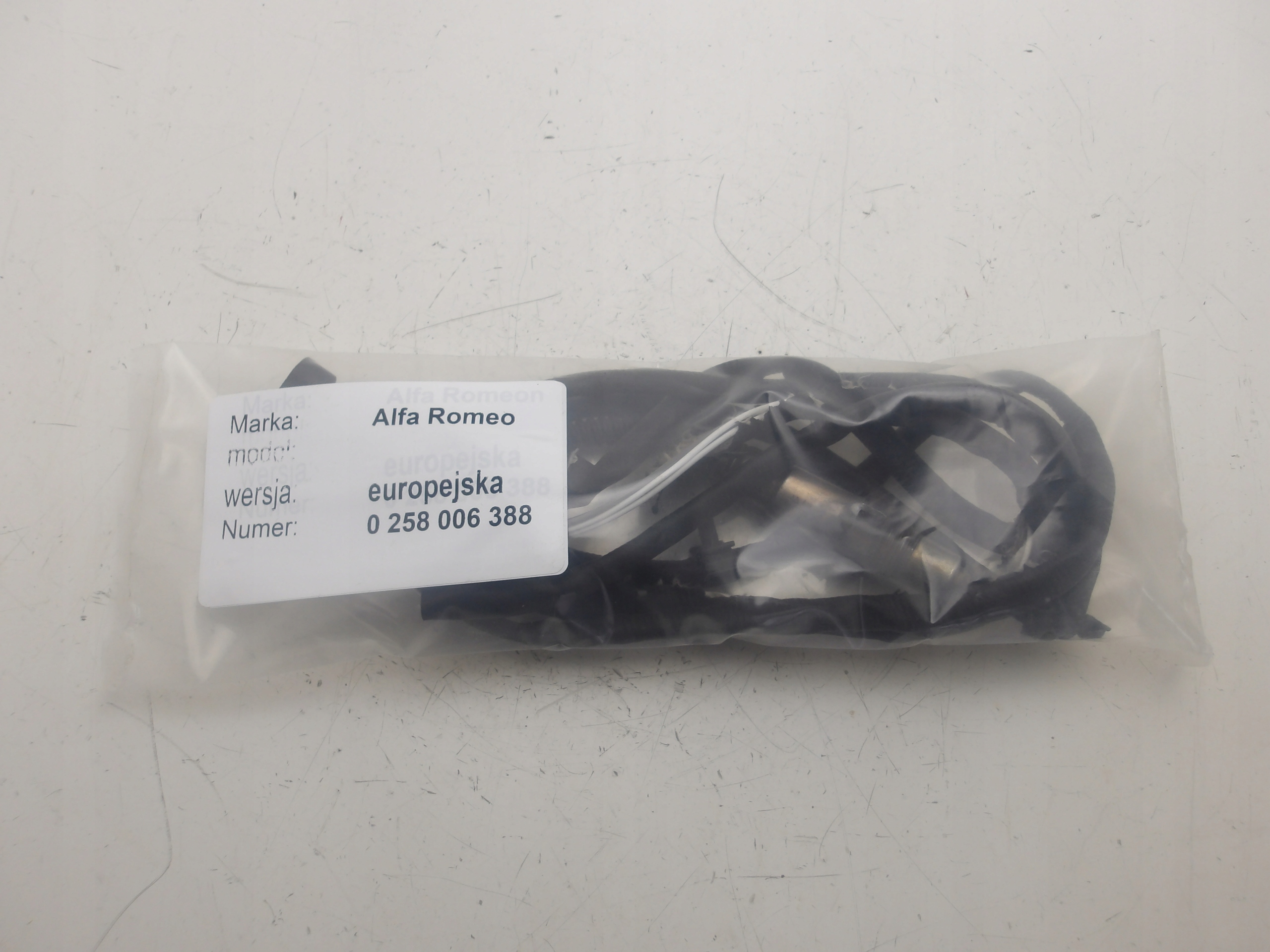 ALFA ROMEO 147 1.6 1.8 2.0 TS SONDA LAMBDA 0258006388 OE