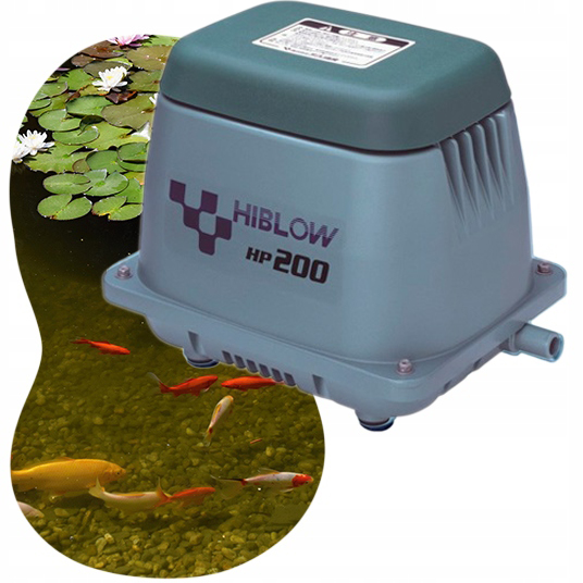 Kompresor Hiblow Hp 200 pompa powietrza Dmuchawa Membranowa Air do Szamba