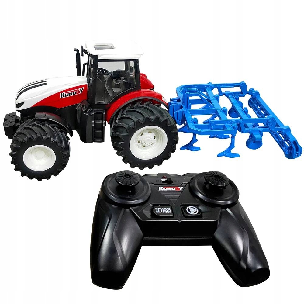 TRAKTOR CIĄGNIK ZDALNIE STEROWANY RC SKALA 1:24 MASZYNA ROLNICZA KULTYWATOR Marka QULKI