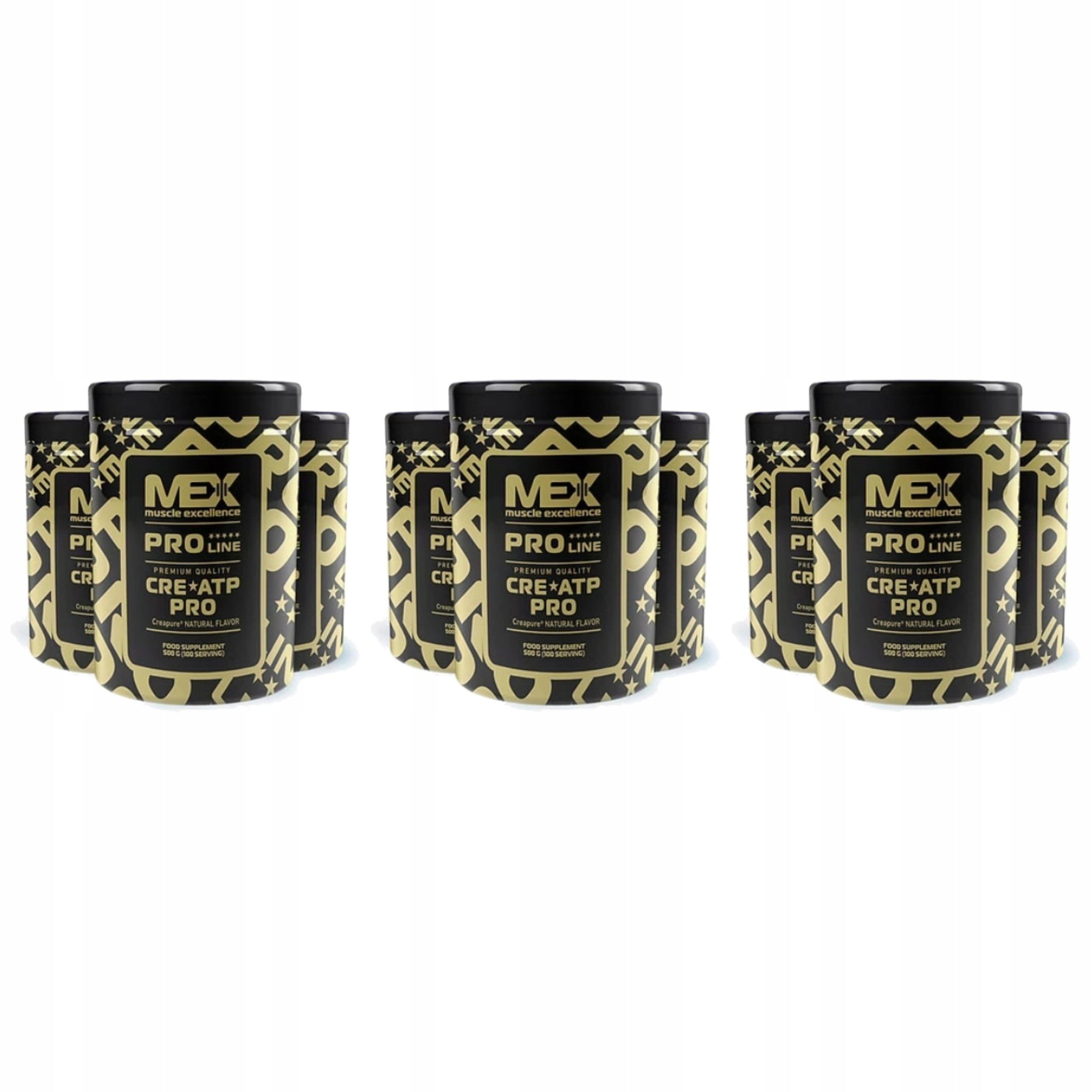 3x Kreatin Mex Creatine Cre-atp Pro Pure Creapure 500 g Kreatin monohydrát