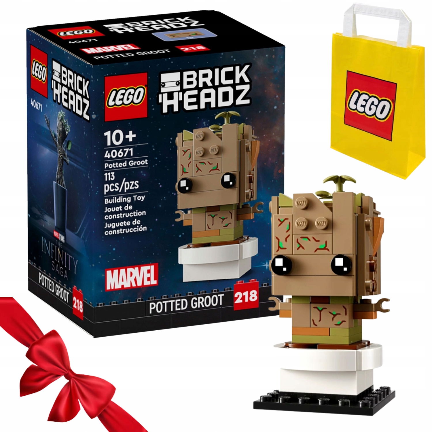Zestaw Klocków Klocki Lego Brickheadz 40671 Groot W Doniczce Top