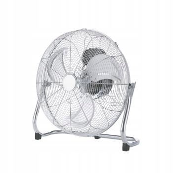 Podlahový cirkulátorový ventilátor 16 palcov Ventilátor chrómovaný silný 60 W Tevo