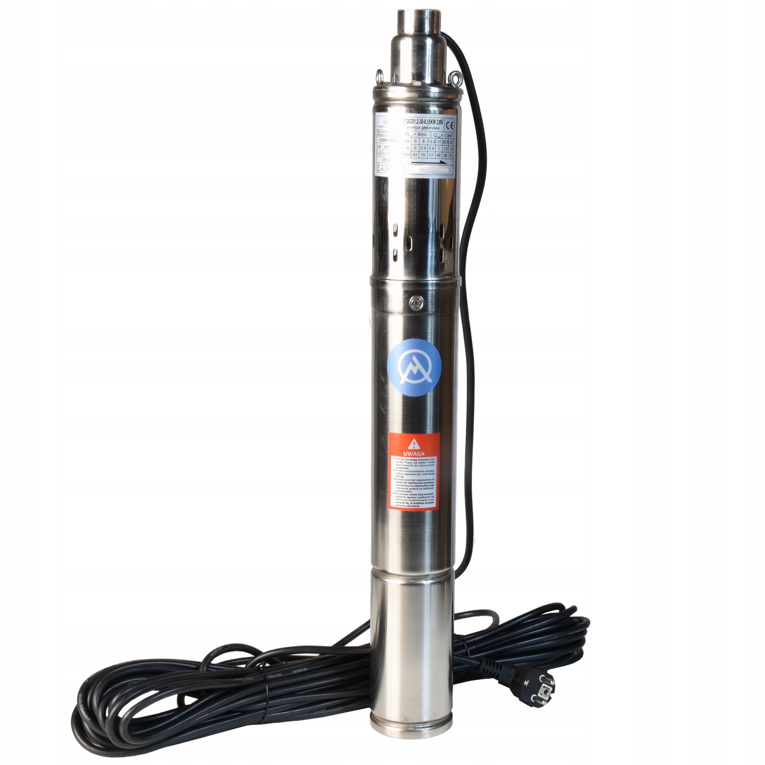 Ponorné Čerpadlo 3QGD1.2-30 Do Studny Vody Ponorné 32 L/min 550 W Malé Dítě