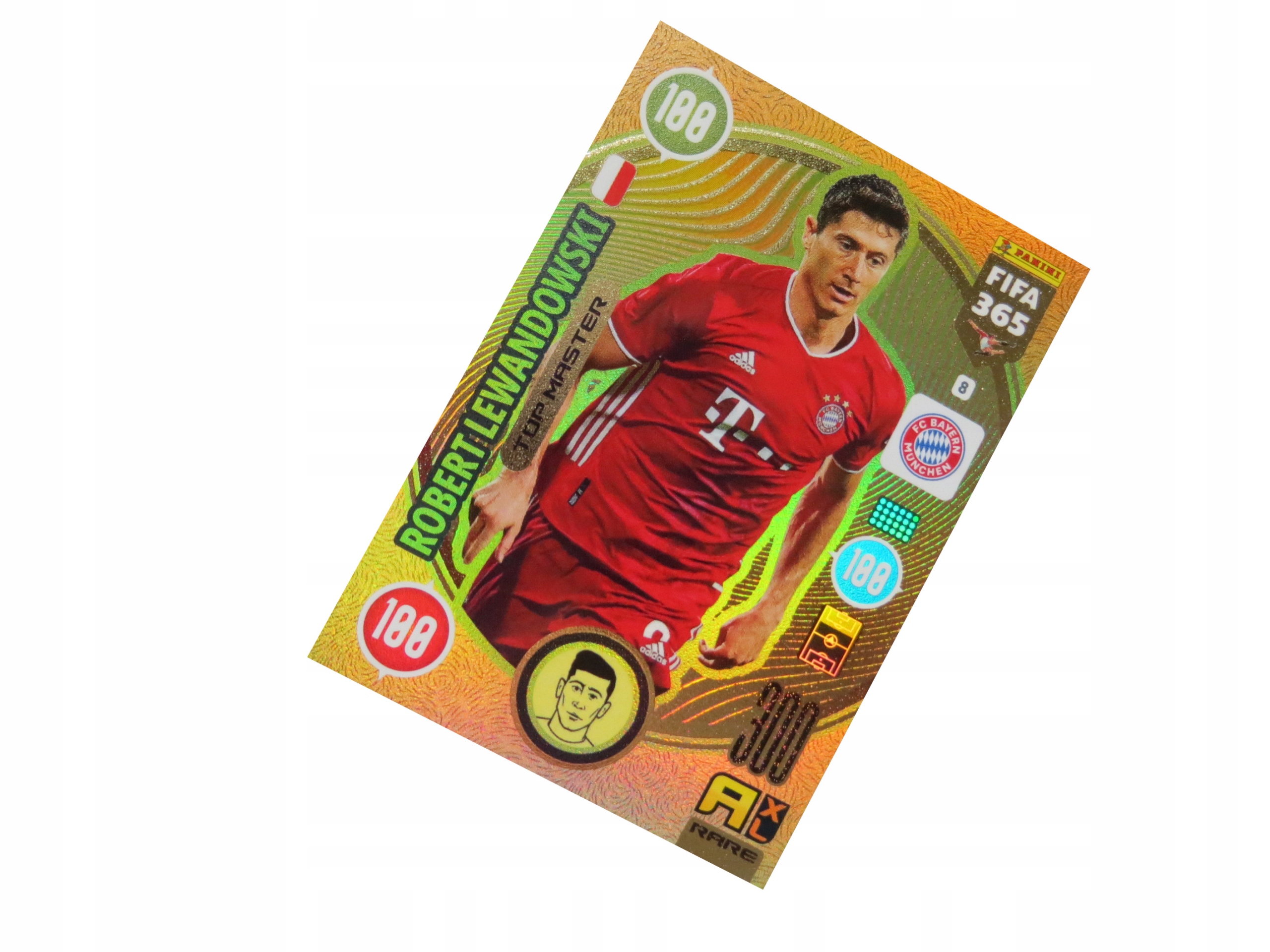 Panini Fifa 365 2021 Karty Piłkarskie Rare Top Master Lewandowski 8 Bayern