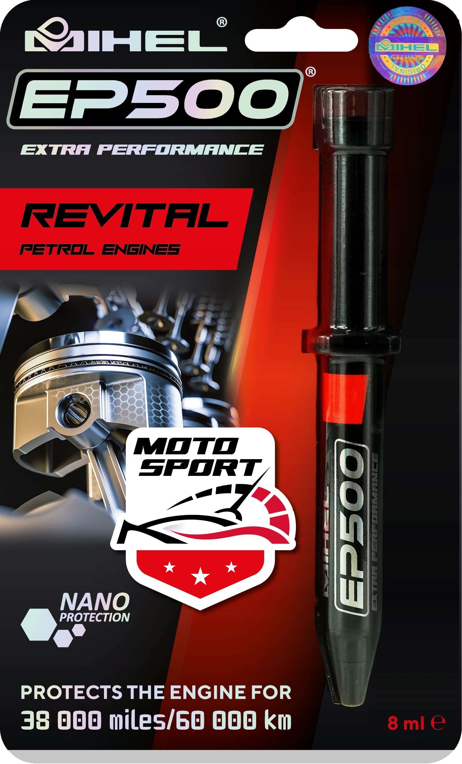 MIHEL EP500 do benzyny MOTO SPORT SERPENTYNIT