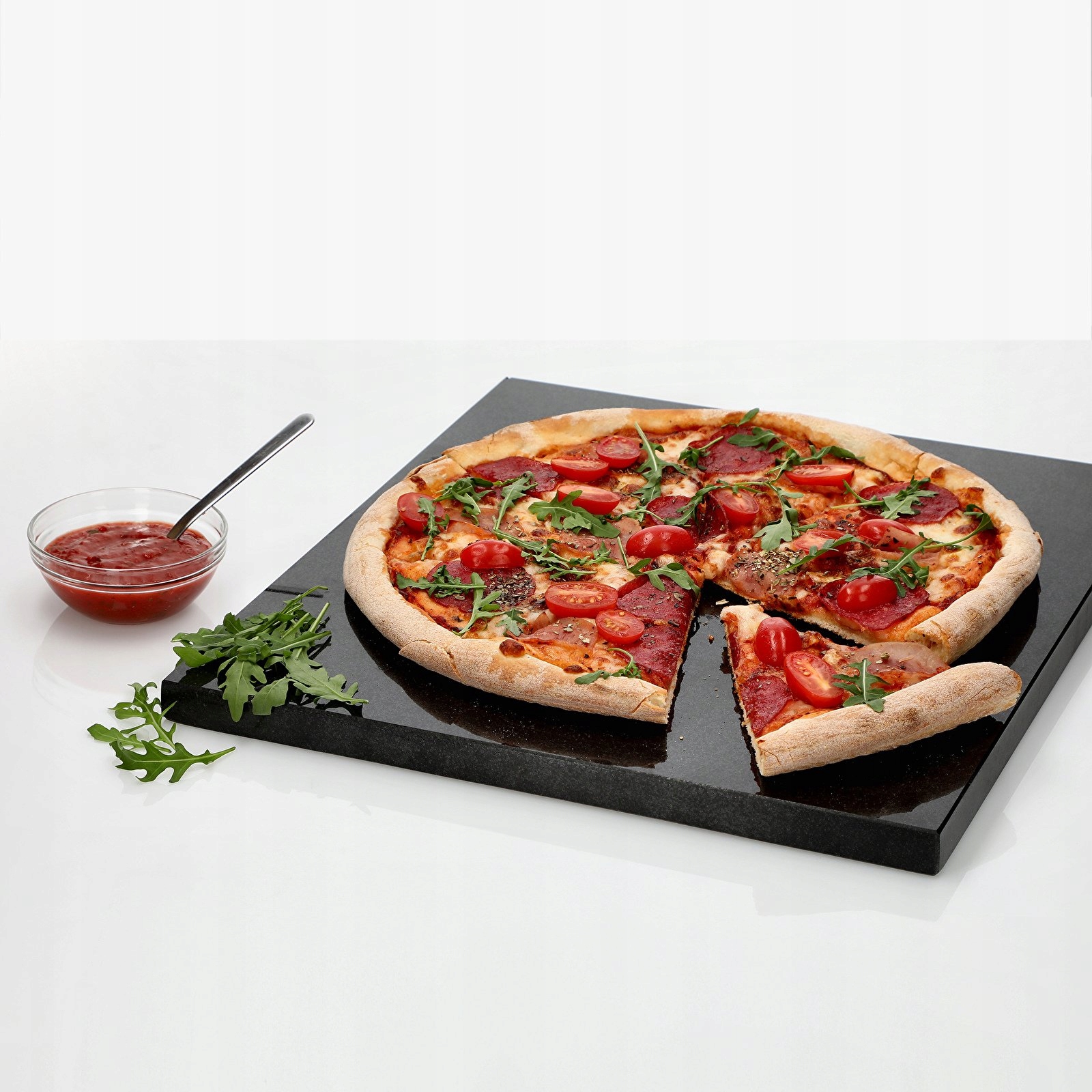 

Kamień Do Pizzy Steków Grilla 3w1 Granit 37 x 35cm