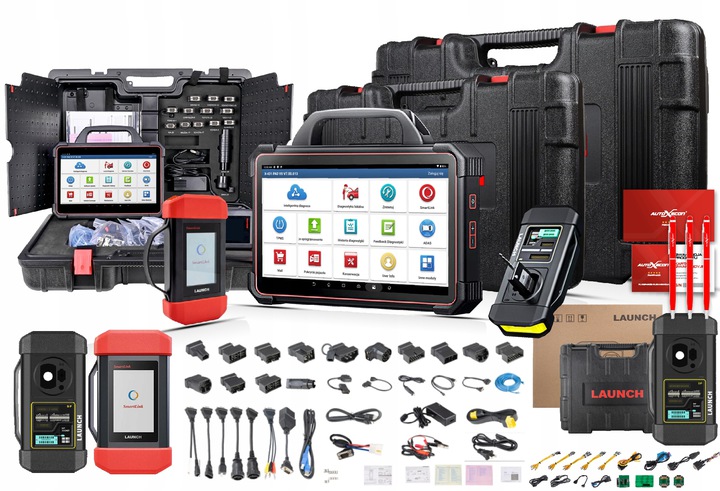 LAUNCH x431PAD VII + XPROG 3 PROGRAMATOR KLUCZY
