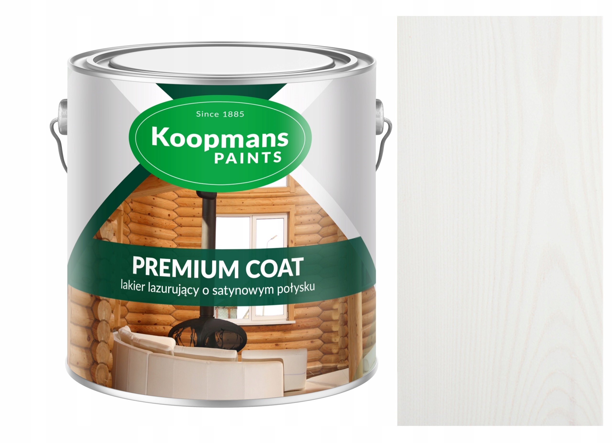 Koopmans Premium Coat 20L Akrylový Lak Na Drevo Biely Polárny 198