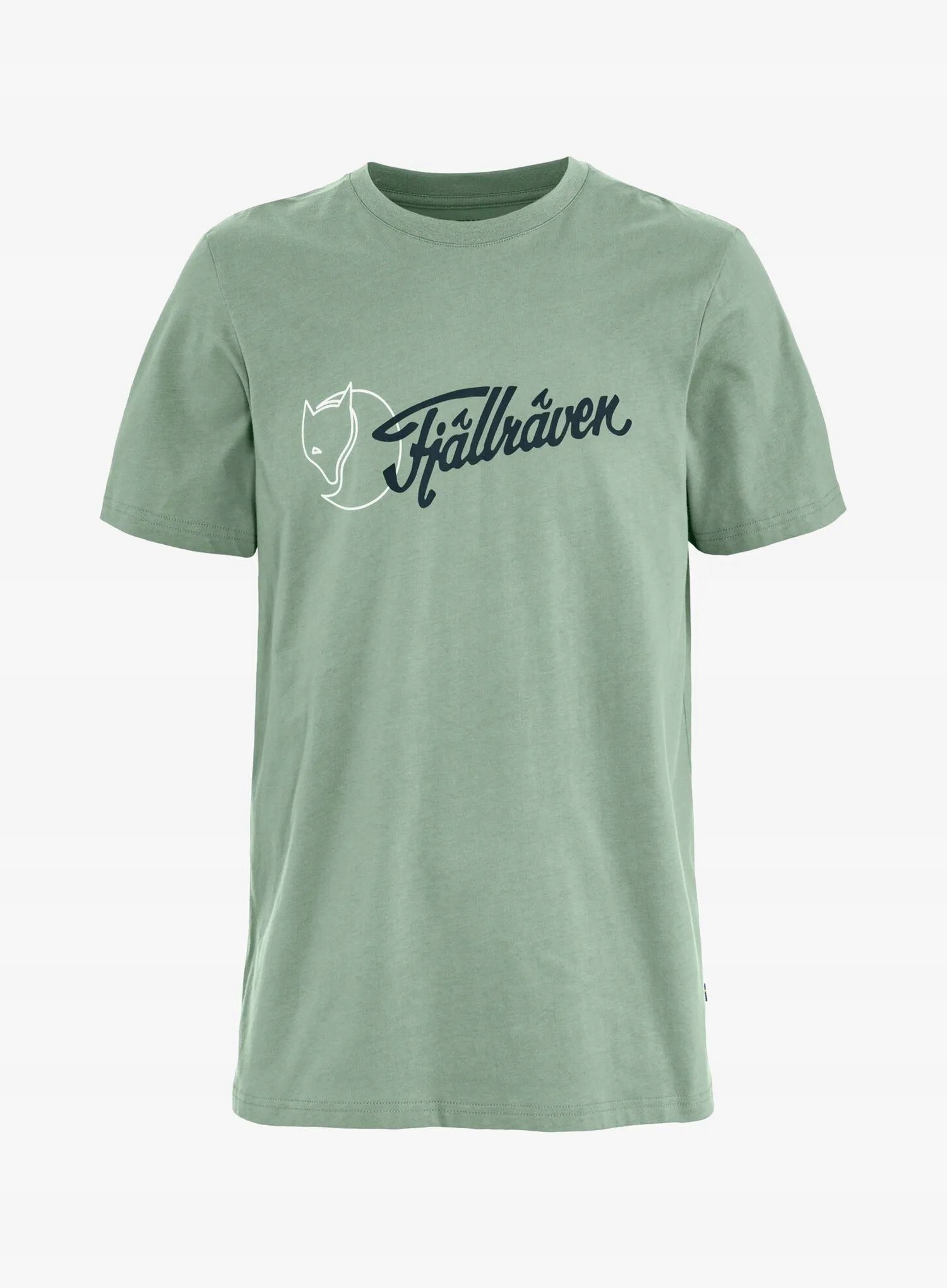 Koszulka bawełniana Fjallraven Archive Logo T-Shirt misty green S