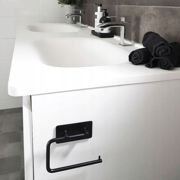 UCHWYT NA PAPIER TOALETOWY METALOWY CZARNY LOFT Kod producenta 210419