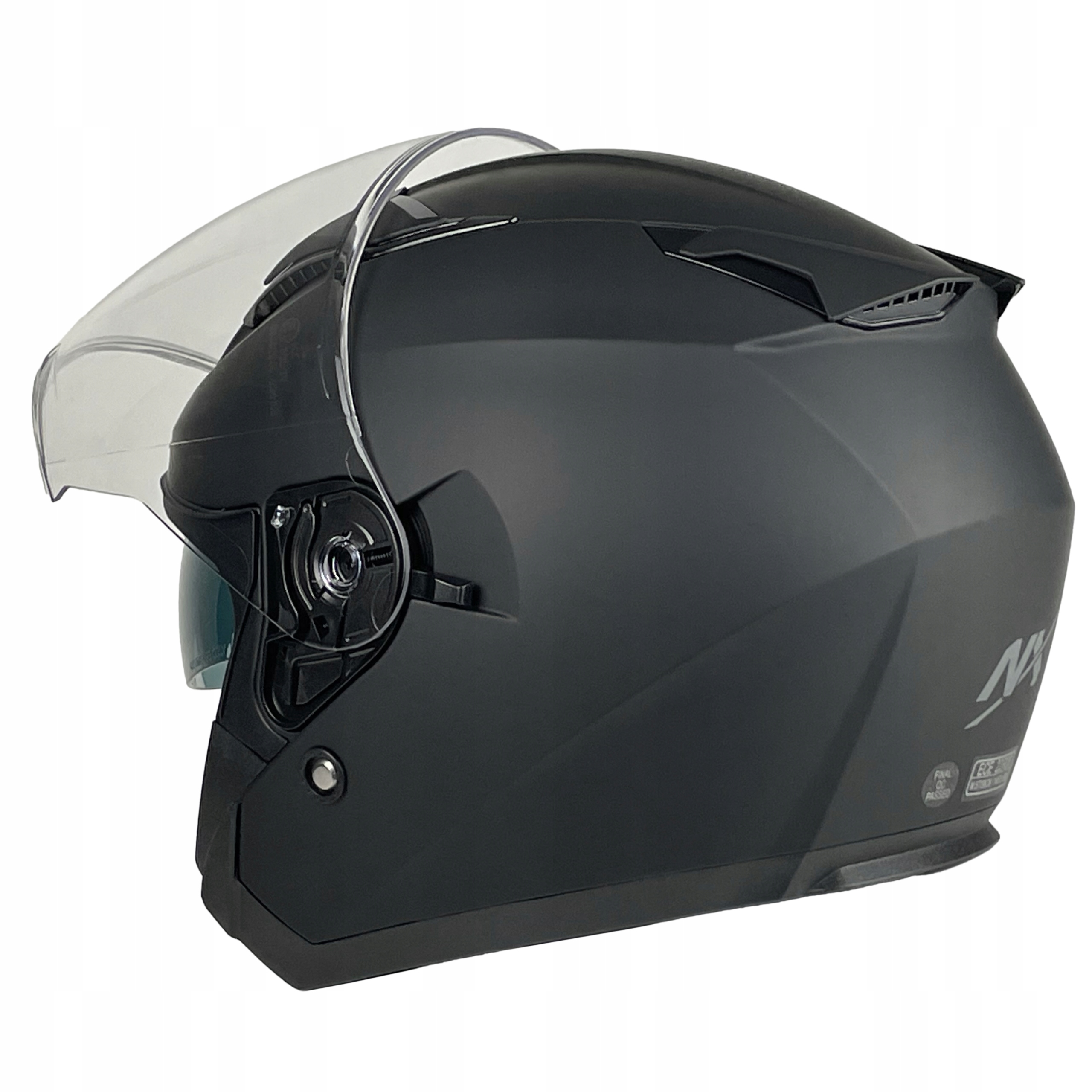 KASK MOTOCYKLOWY NX CITY OTWARTY CHOPPER MOTOCYKLZ BLENDĄ r. XL ECER 22.06 Kolor czarny