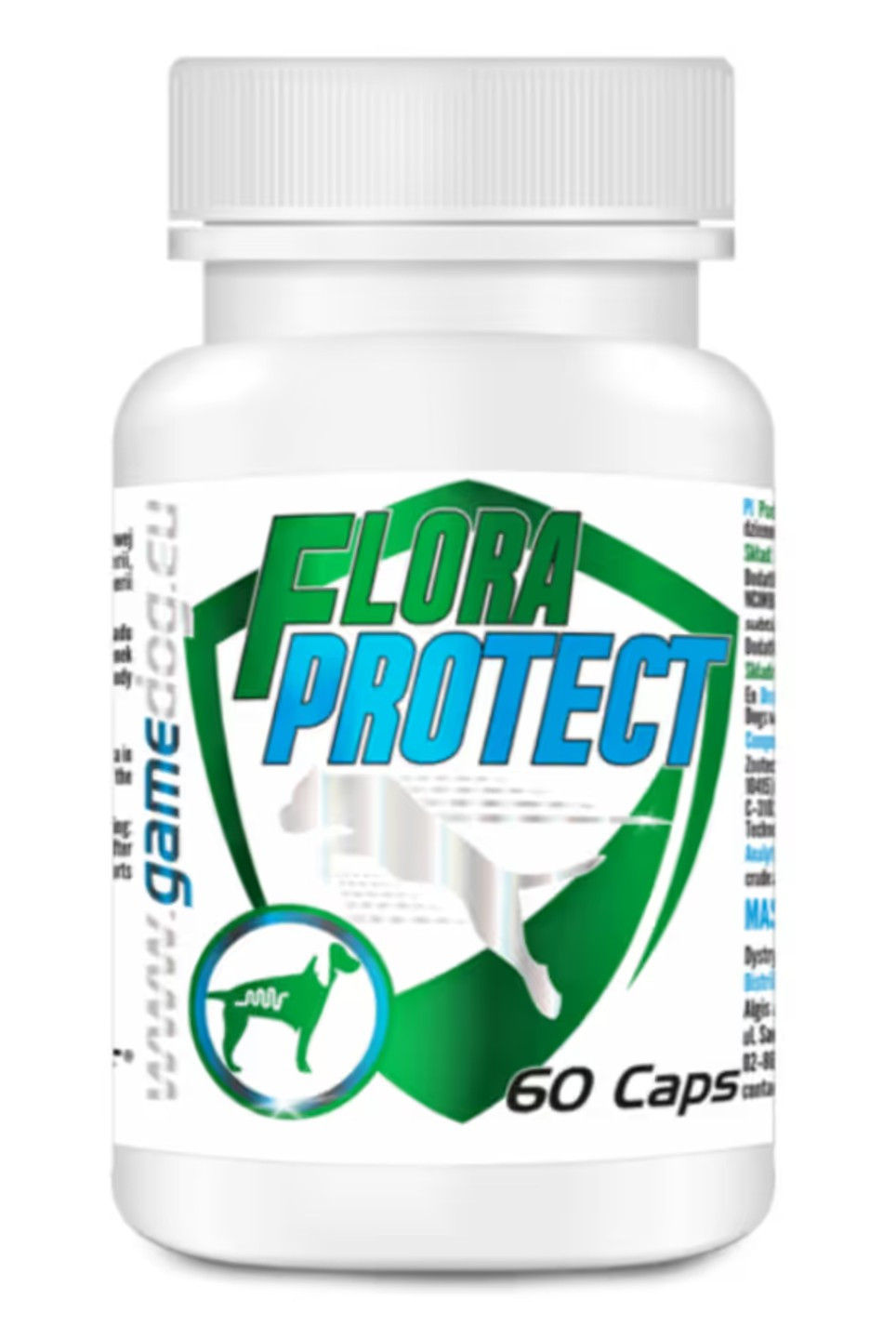 Levně Game Dog Flora Protect 60 kapslí Podporuje Trávicí Systém