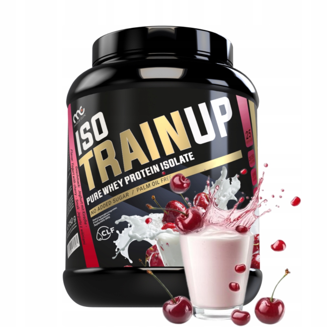 Muscle Clinic Iso Train Up 2250 g Wpi proteinový izolát jogurt s třešněmi