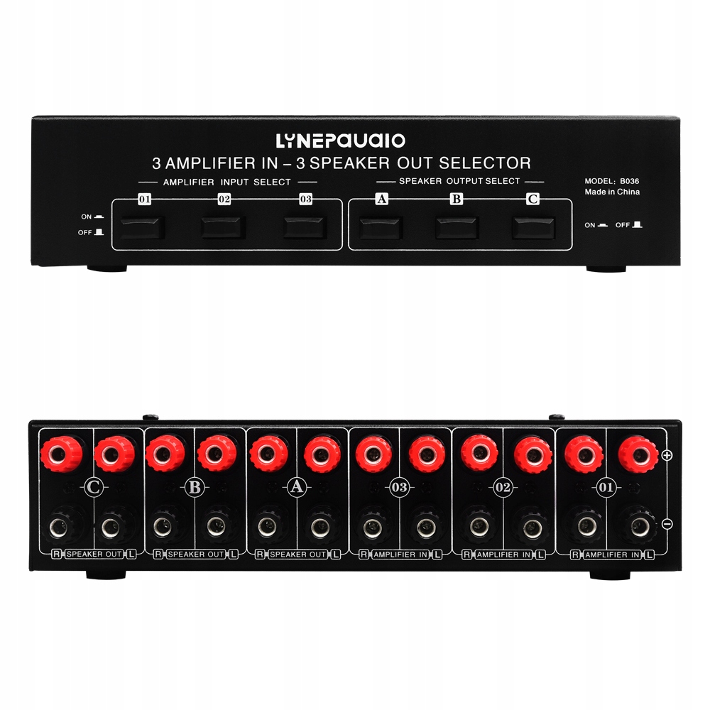 Přepínač Reproduktorů 3 Vstupy 3 Výstupy Pro Zesilovač 300 W Na Kanál