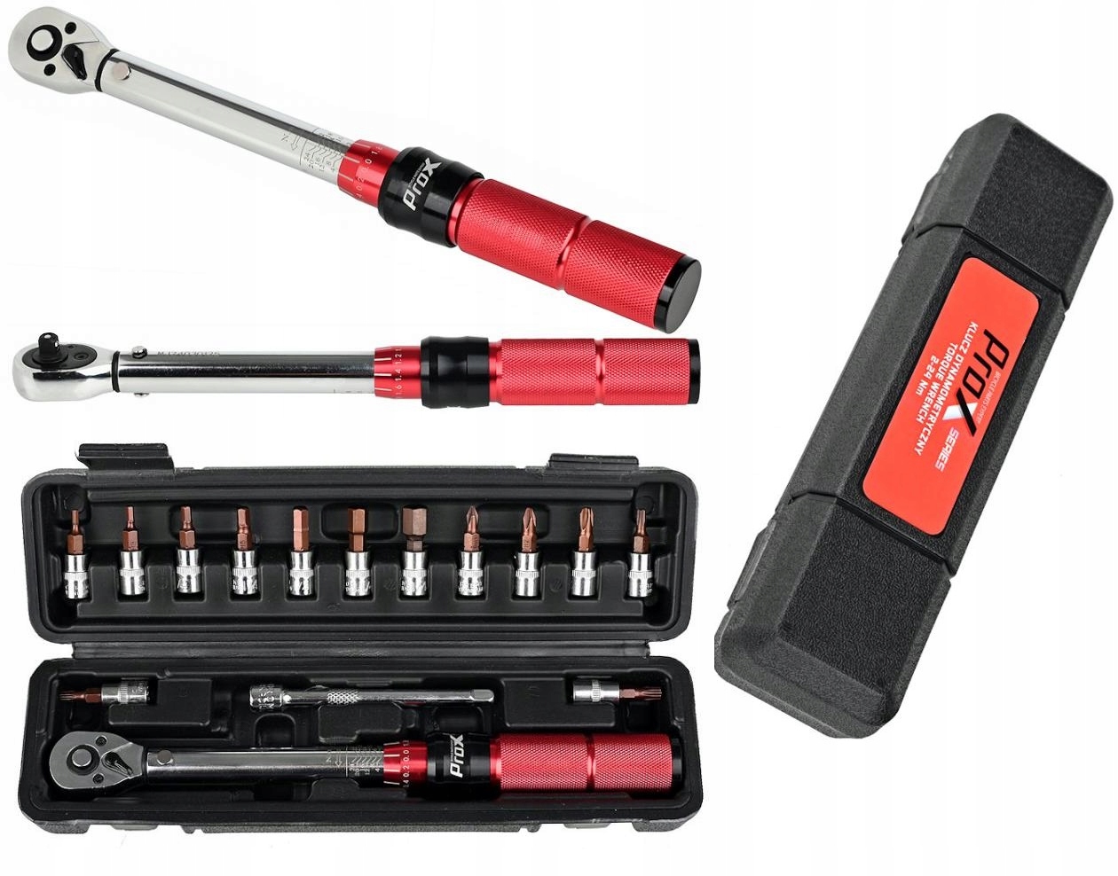 Prox Klucz Dynamometryczny 2-24NM Z Końcówkami W Walizce