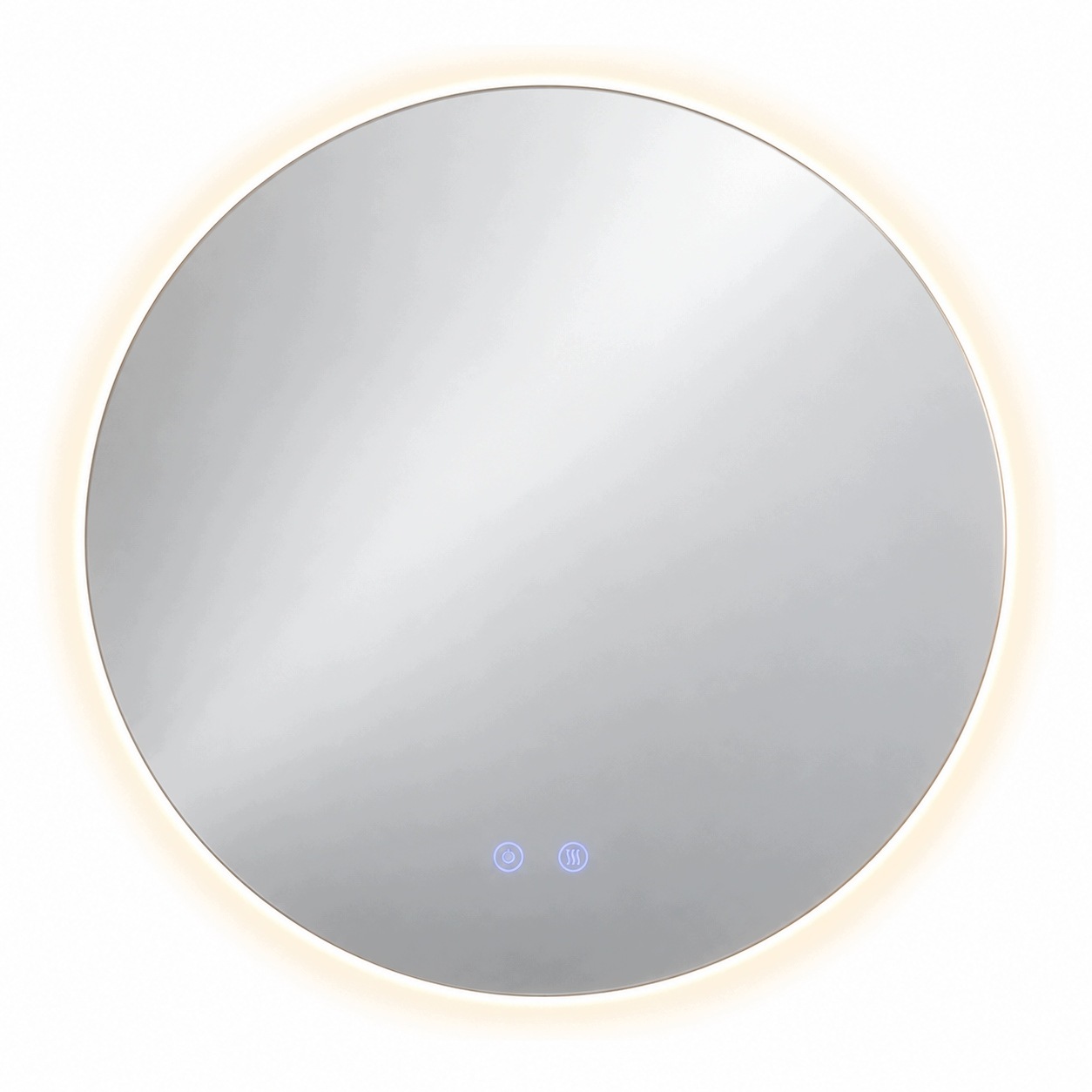 Zrcadlo Koupelnové kulaté Led 60 cm IP44 Anti Fog Podsvícené Dotykové