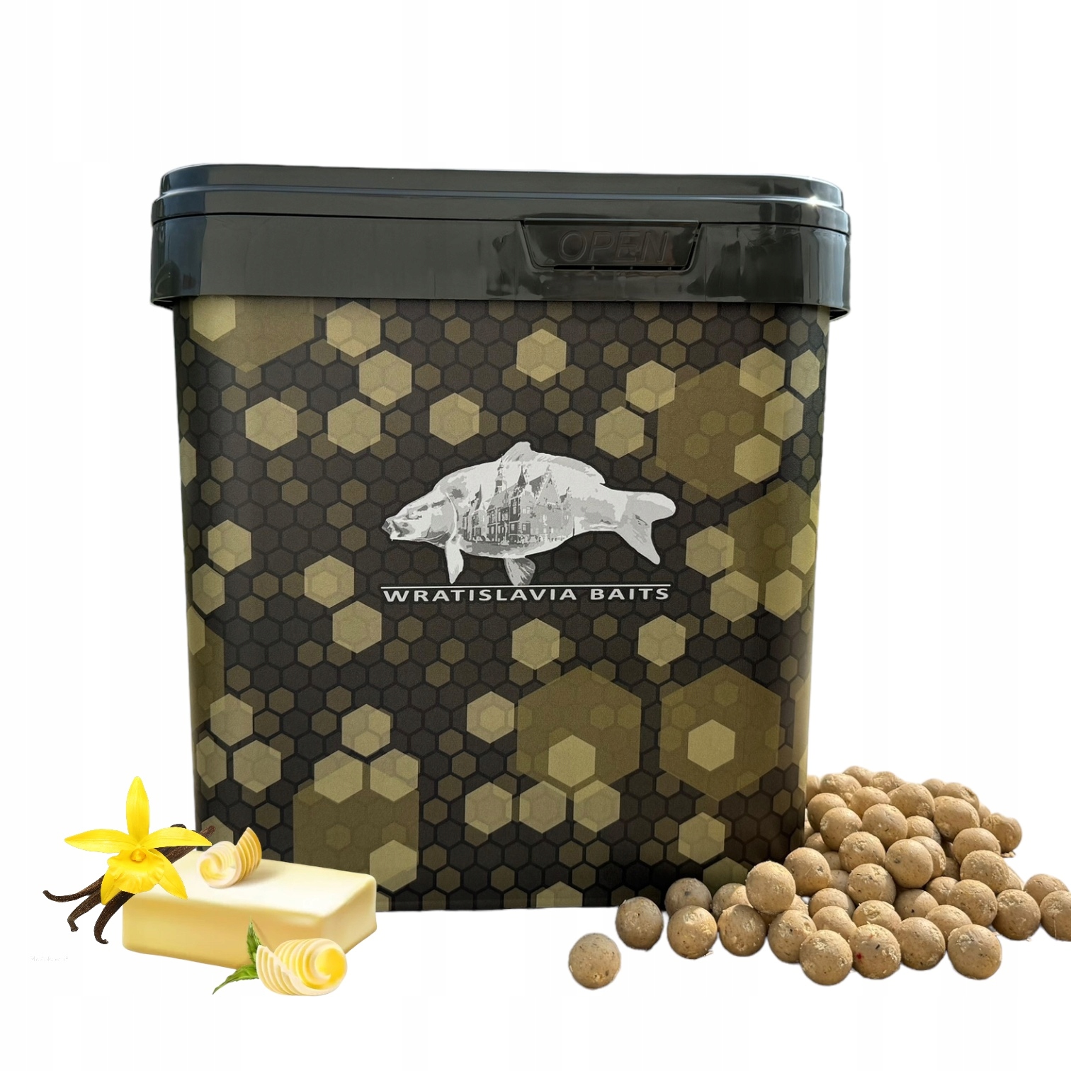 kulki proteinowe Scopex 18mm 10KG Wiadro 17L Wratislavia Baits