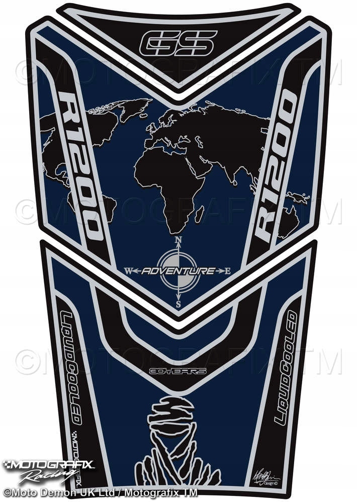 TANKPAD MOTOGRAFIX BMW R1200GS Adventure 2014-16