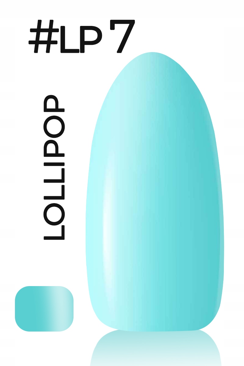 HIT CLARESA pastelowe Lakiery Hybrydowe LOLLIPOP 7 Kolor Odcienie niebieskiego
