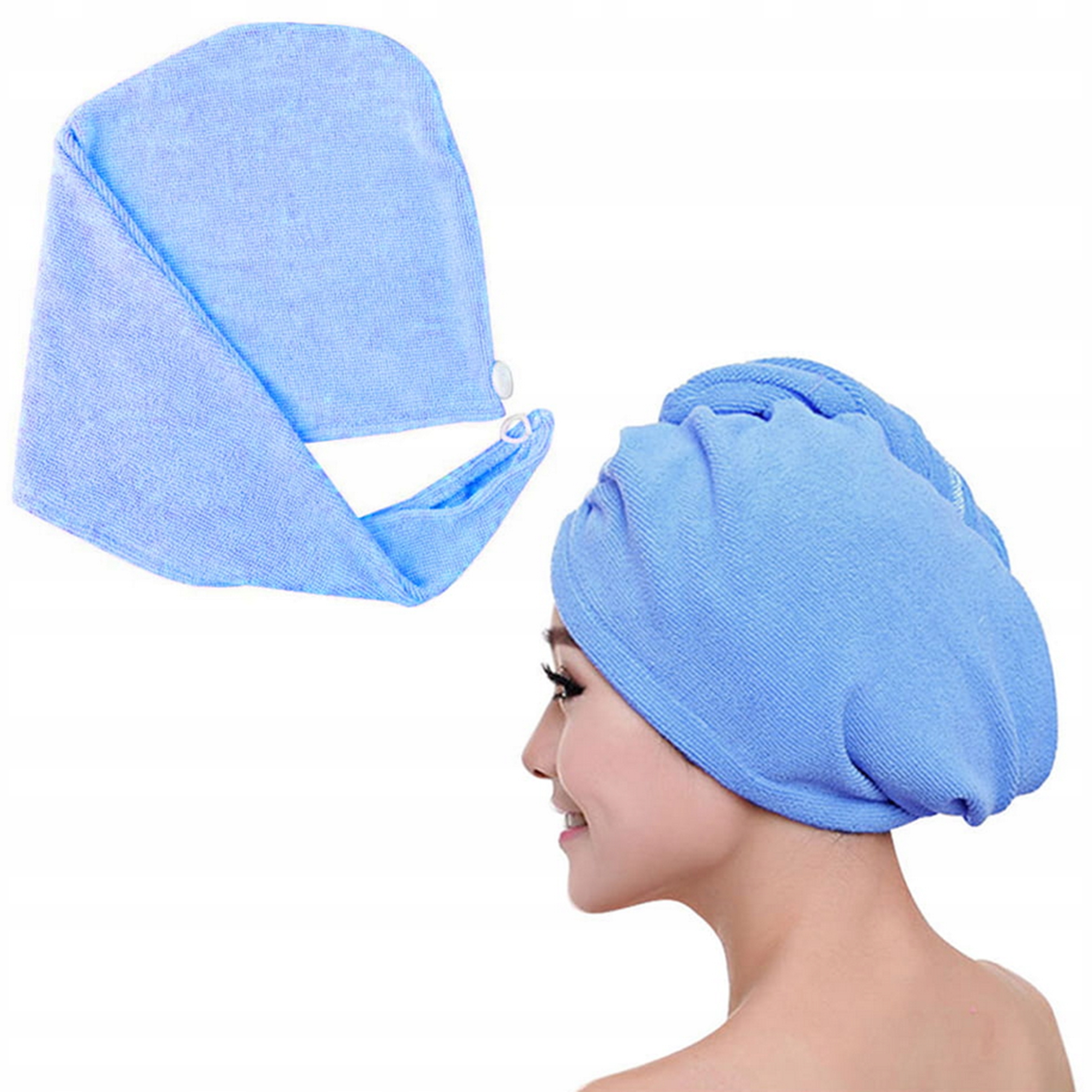 

Ręcznik Na Głowę Turban Do Włosów Chłonny Czepek