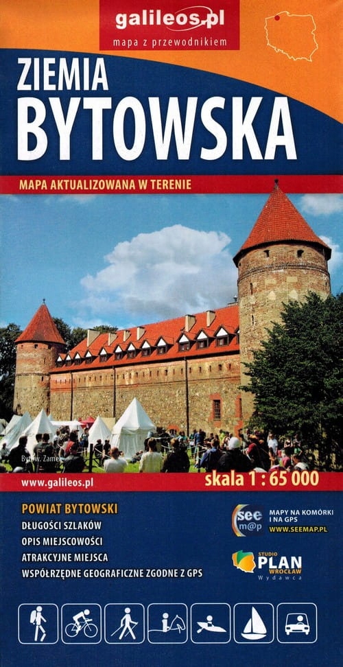 

Ziemia Bytowska 1:65 000 Mapa Turystyczna Galileos