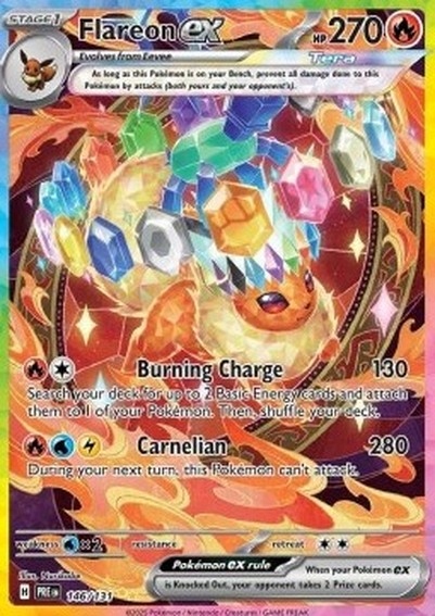 PSA9ブースターEX ポケキュン FLAREON ポケモン ブースターEX RR