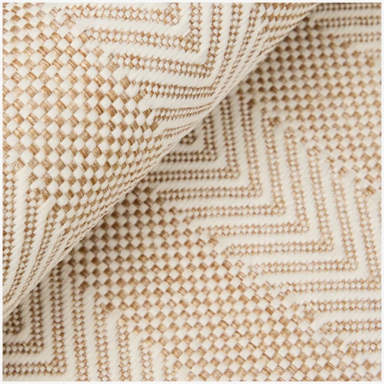 Koberec venkovní balkon terasa polypropylen odolný proti Uv záření 180x118 béžový