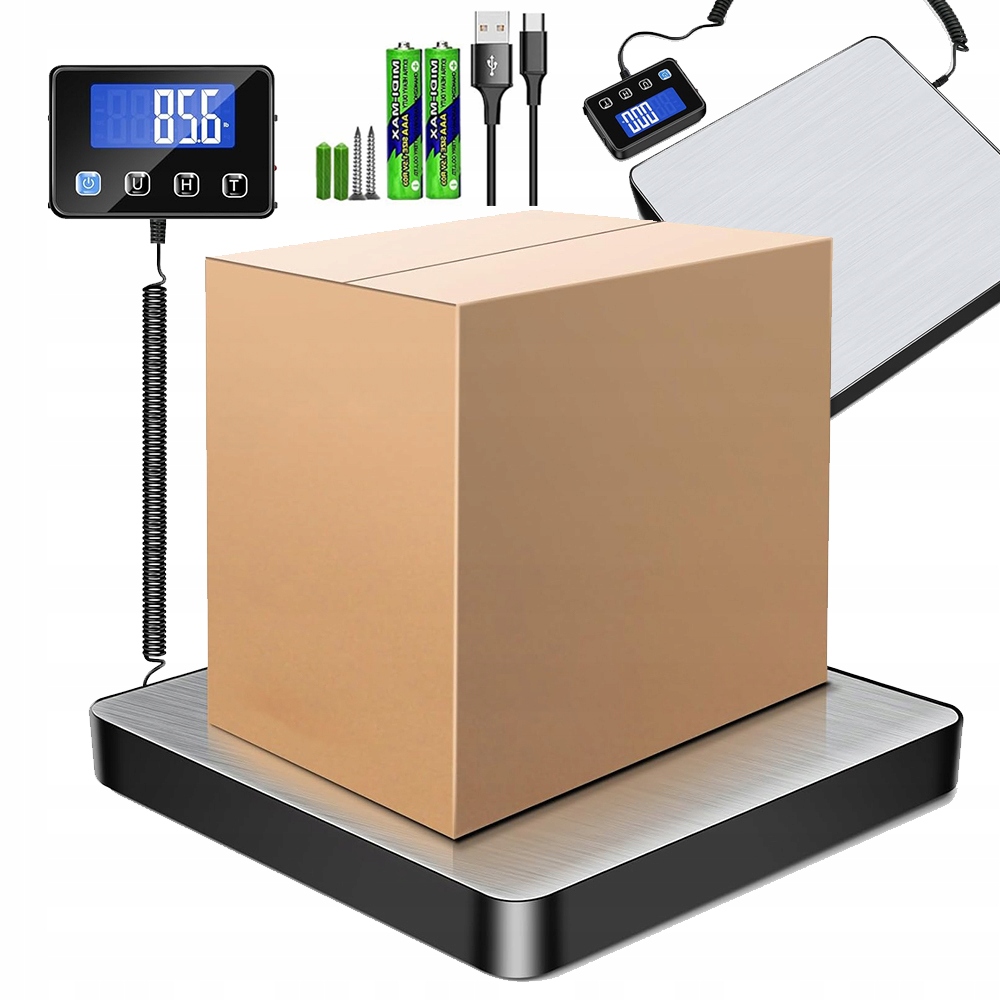 Digitální Váha Pro Balíky Elektronická Kurýrní LCD 200kg Poštovní prodejna