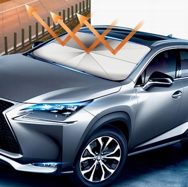 PARASOL OSŁONA PRZECIWSŁONECZNA NA PRZEDNIĄ SZYBĘ Rodzaj maty na szyby