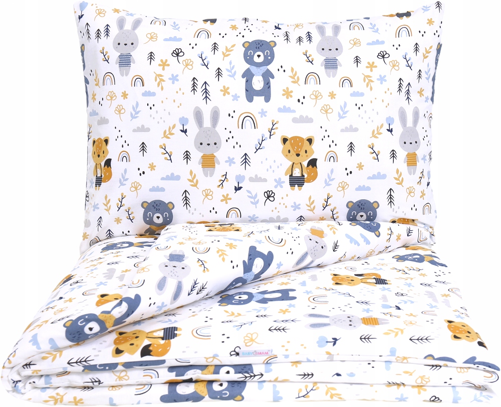 POŚCIEL DO ŁÓŻECZKA 120x60 DZIECIĘCA NIEMOWLĘCA 120X90 cm 2EL BABYMAM