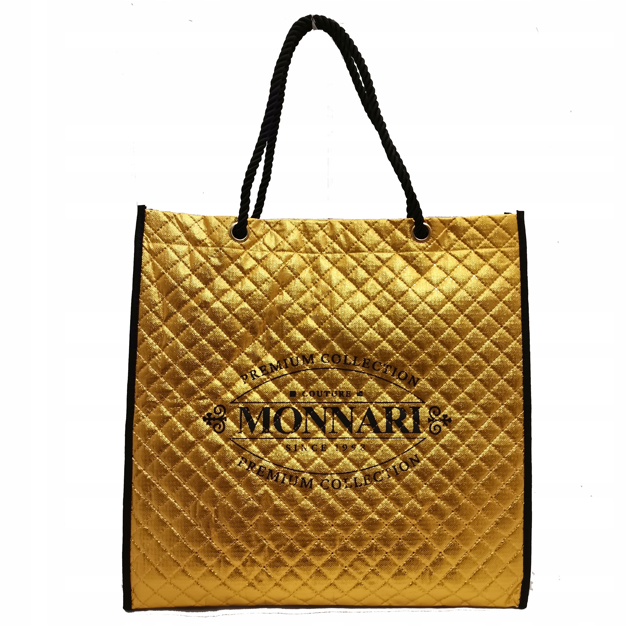 

Torba Monnari Shopper 0030-M23 złota na zakupy
