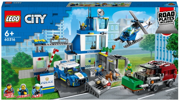 Lego City 60316 Policejní stanice stavebnice Stavebnice