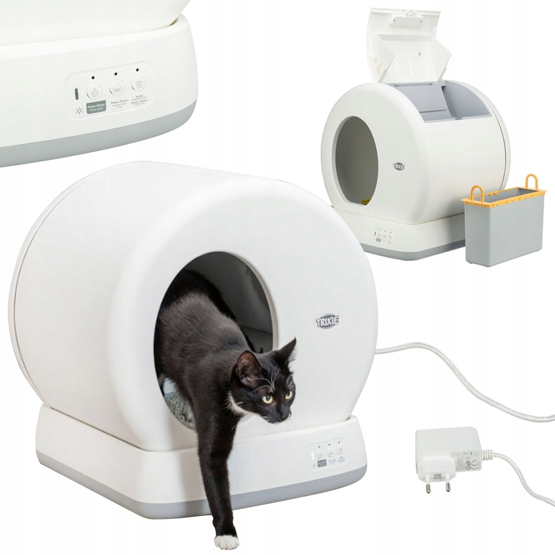 Kuweta Samoczyszcząca Automatyczna Kryta Toaleta dla Kota Trixie Smart Cat