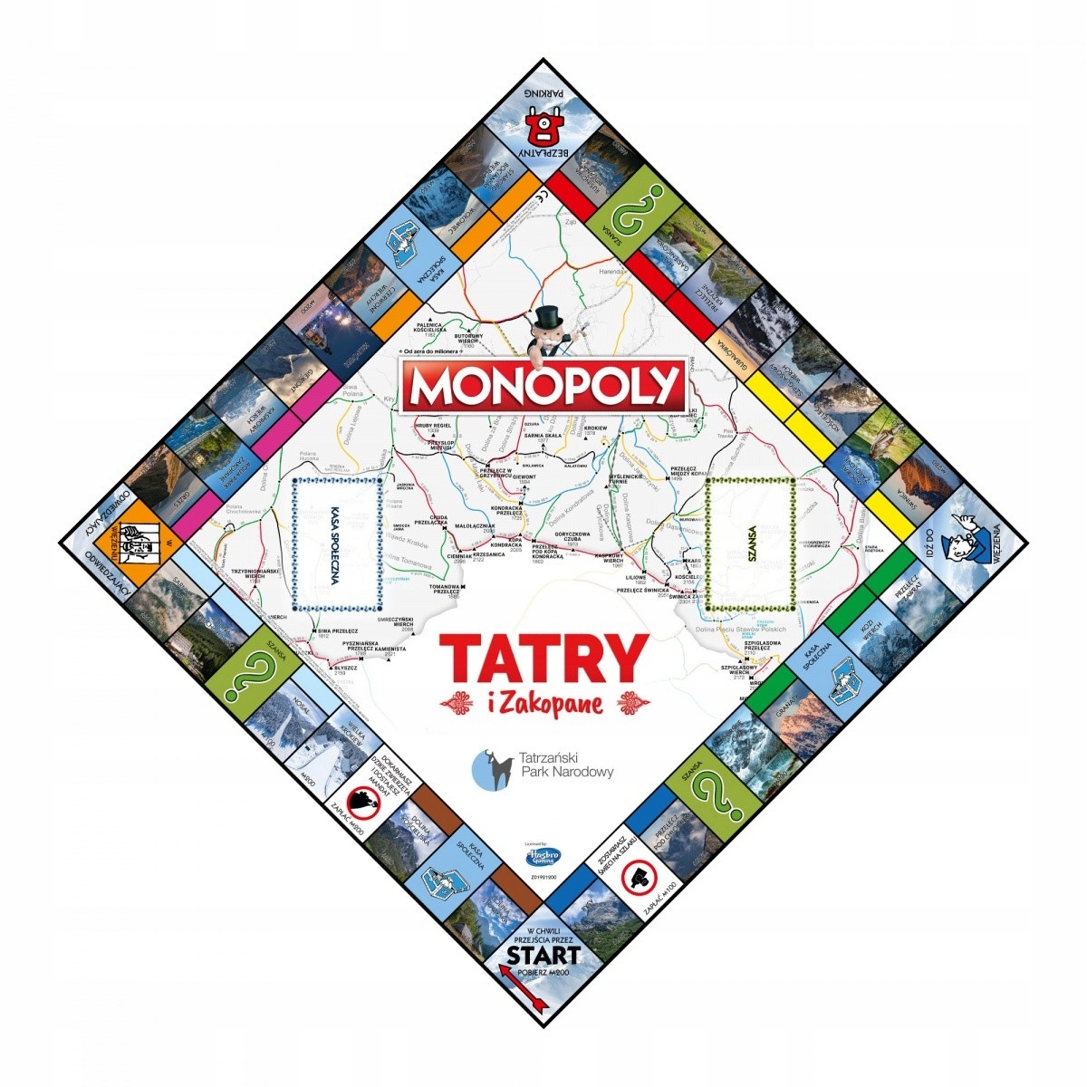 GRA PLANSZOWA MONOPOLY TATRY I ZAKOPANE Kod producenta 036184