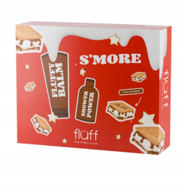 Fluff S`More zestaw kosmetyków balsam do ciała 100 ml olejek pod prysznic