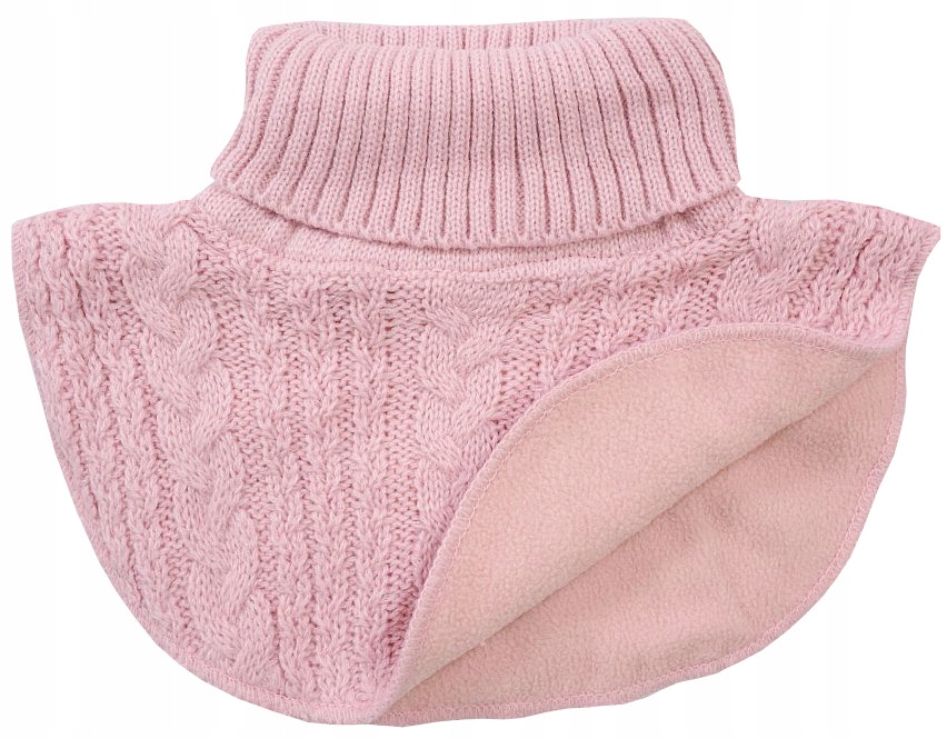 KOMIN ZIMOWY Z GOLFEM DWUWARSTWOWY OCIEPLANY POLAREM WARKOCZ róż 3-8 V019A