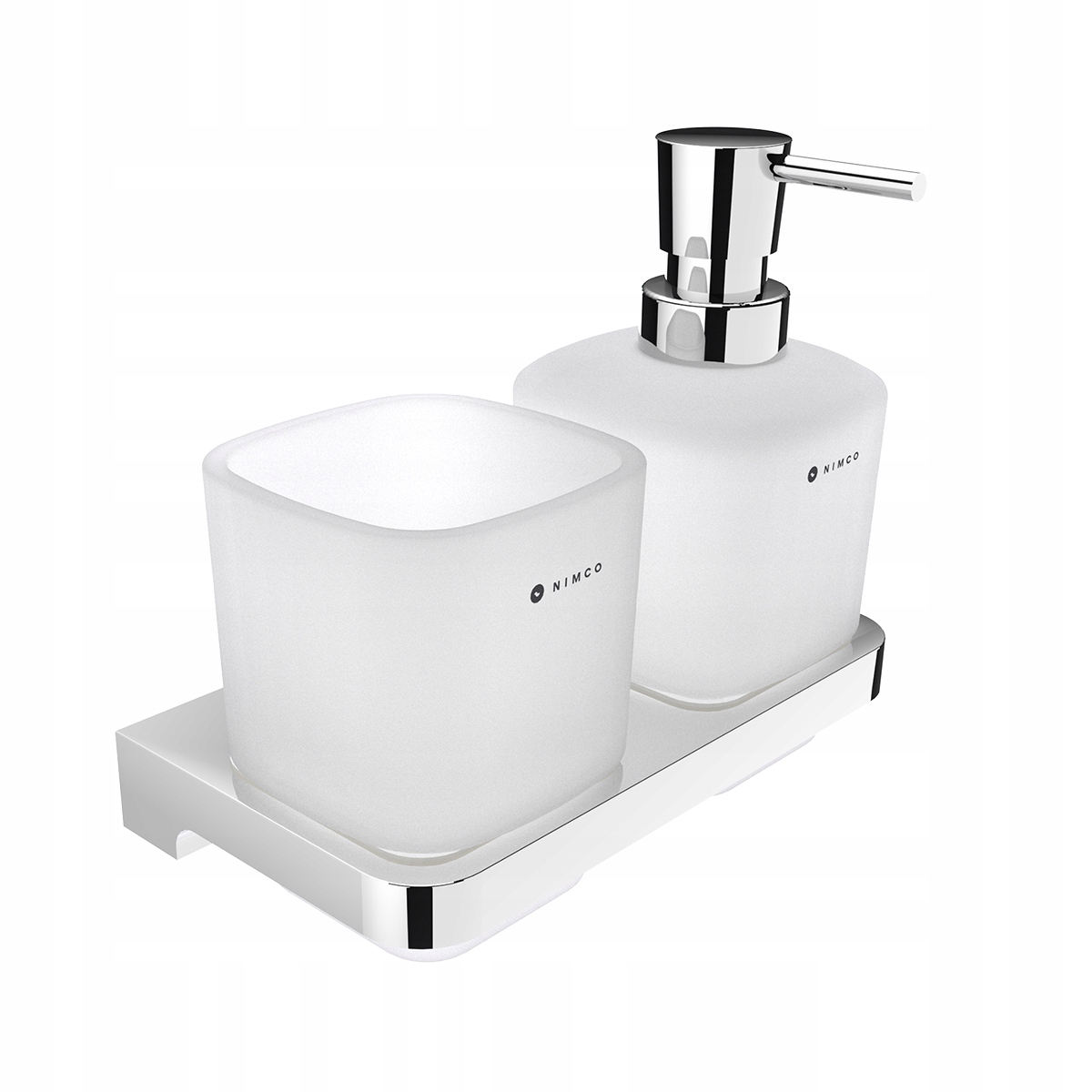 Nimco Maya dávkovač s pohárikom, nerez kov, patent design Ma 2905831C-26