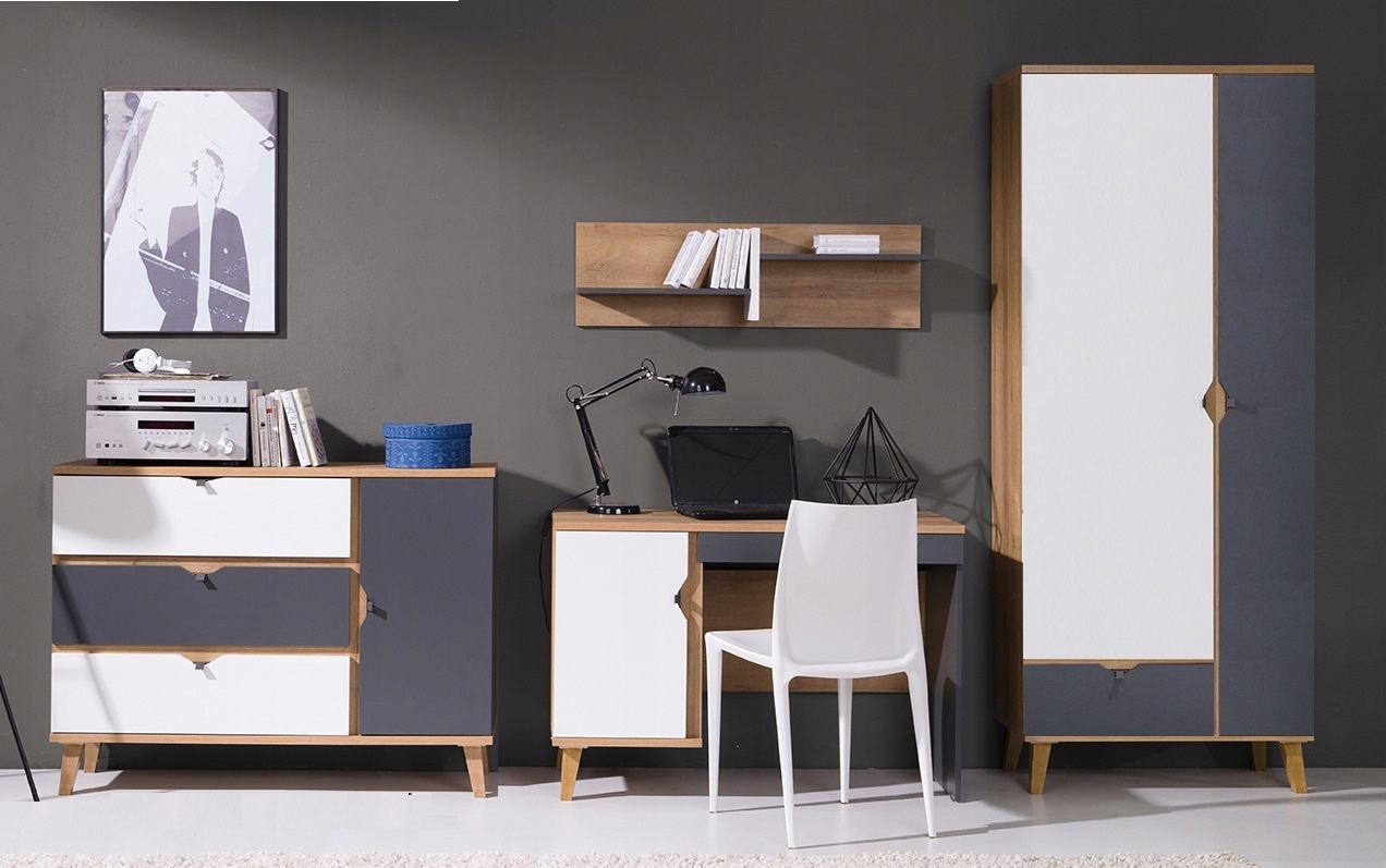 

meble młodzieżowego biurko komoda szafa Memone D