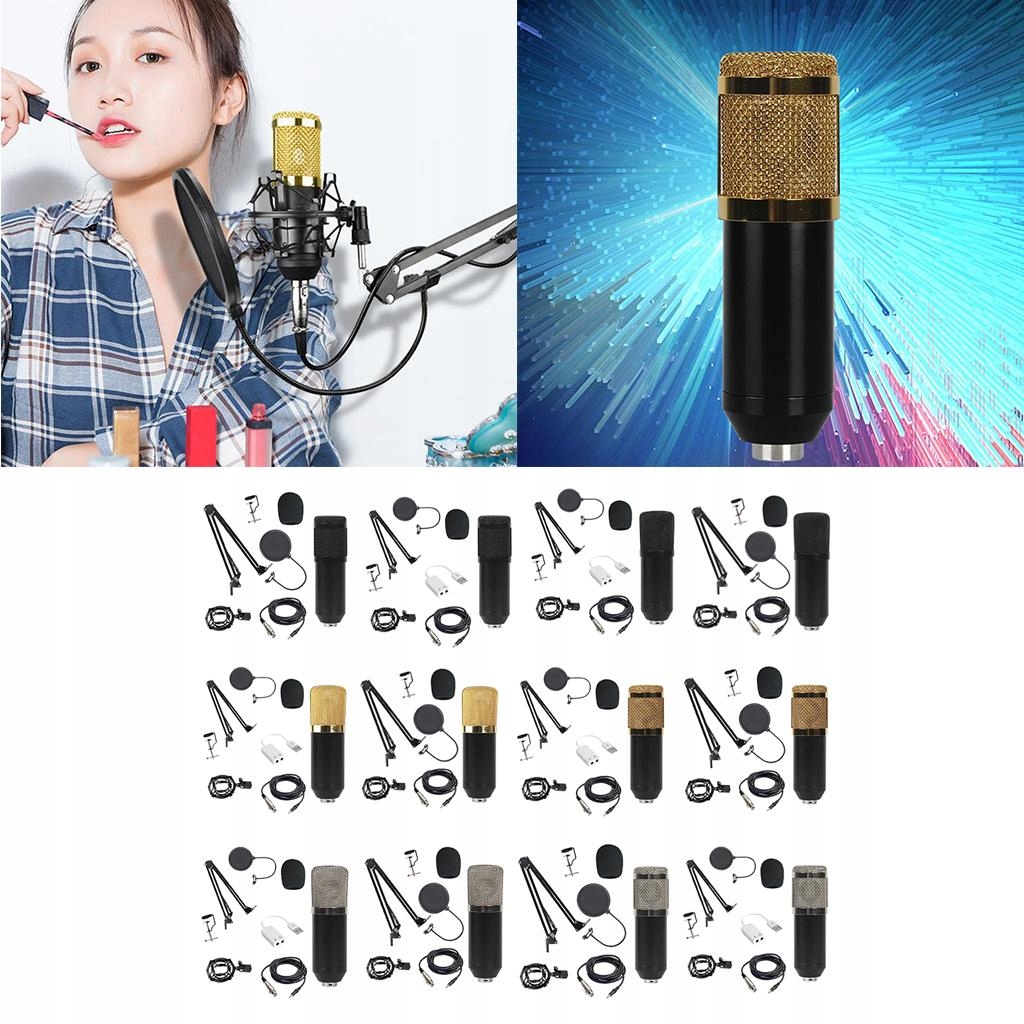 Zestaw mikrofonu pojemnościowego do nagrywania EAN (GTIN) 0743911941603