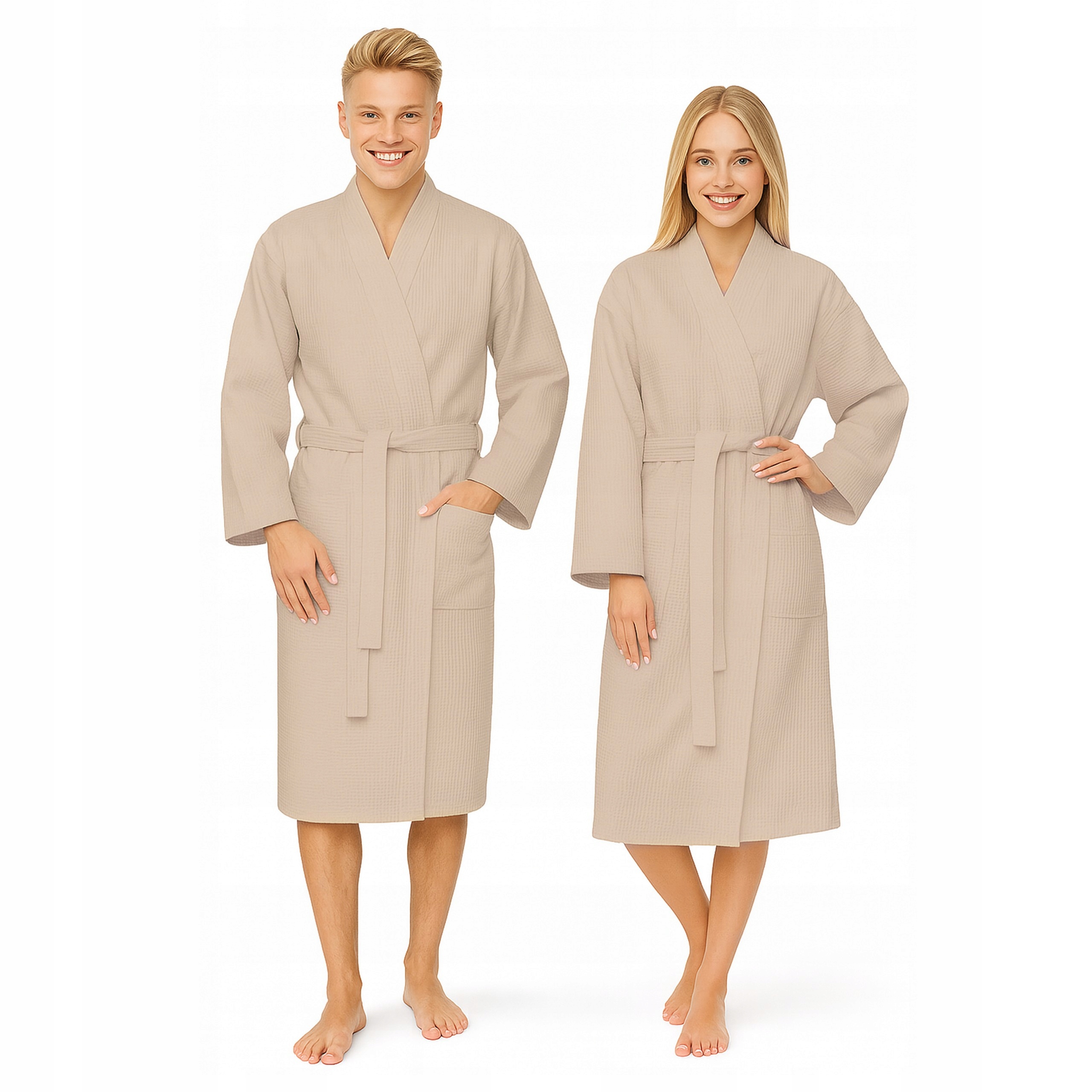 Župan dámský pánský Bavlněný vaflový hotelový Unisex Vizzy XL