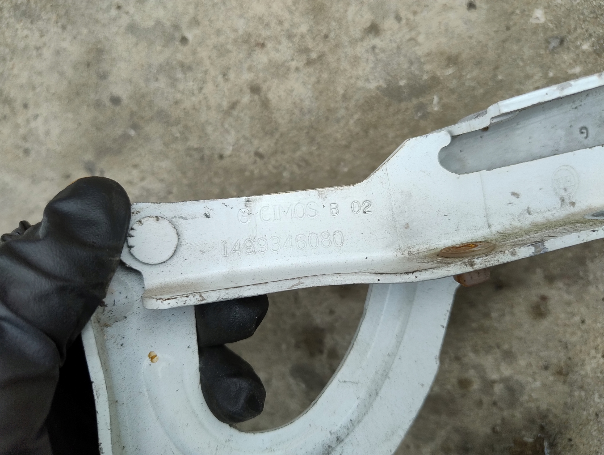hinge bonnets left front original CITROEN JUMPY II 1499346080