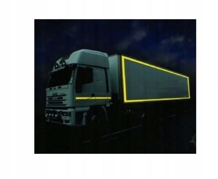 TAŚMA CZERWONA ODBLASKOWA SAMOPRZYLEPNA NACZEPA Marka Inna