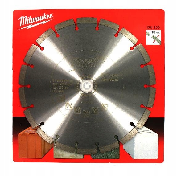Milwaukee Diamantový Kotouč Segmentový Du 230 x 22,2 mm 4932399524