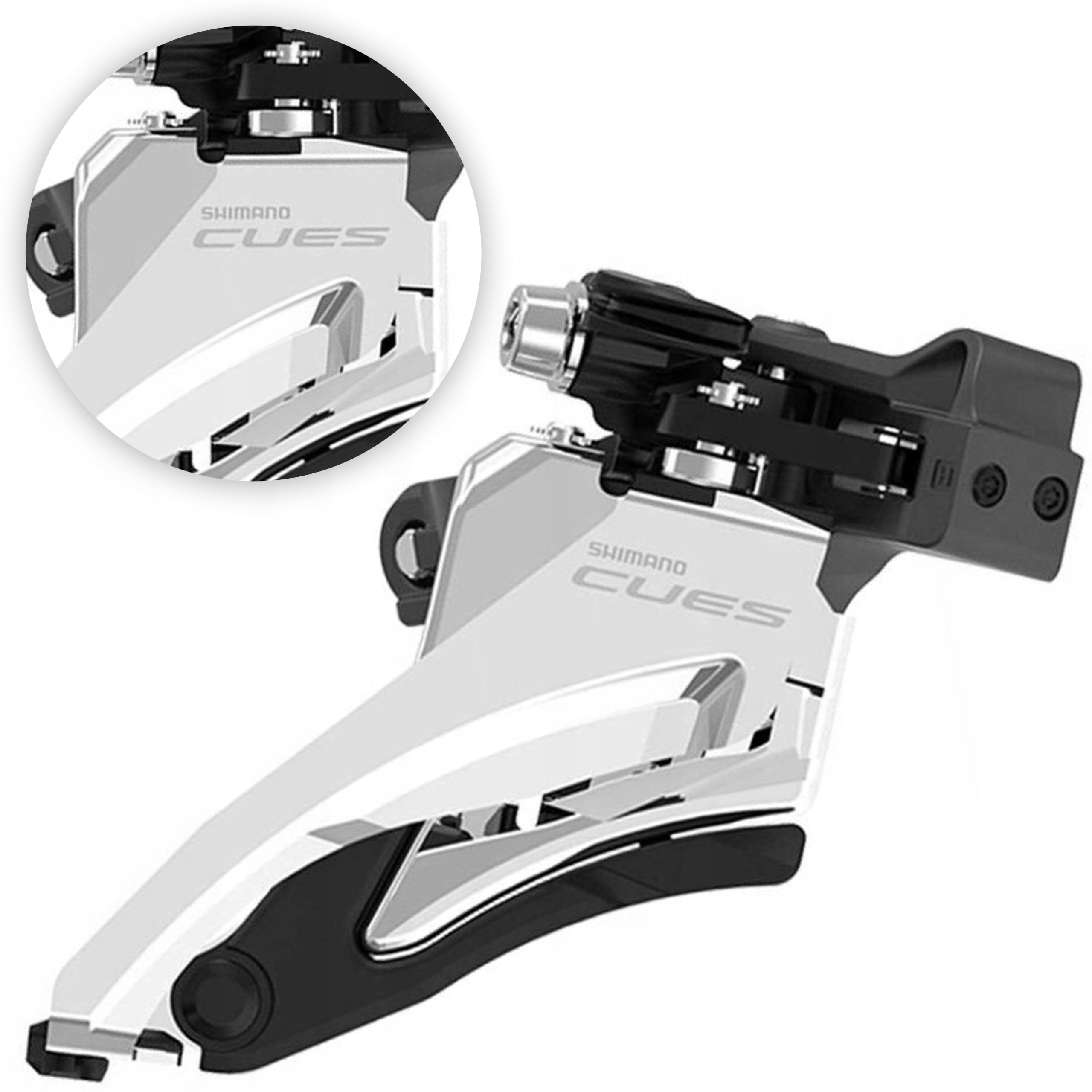 Przerzutka rowerowa przednia na przód Shimano Cues FD-U6000 10 11 -rzędowa