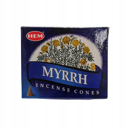 

Indyjskie Kadzidła Stożkowe Myrrh